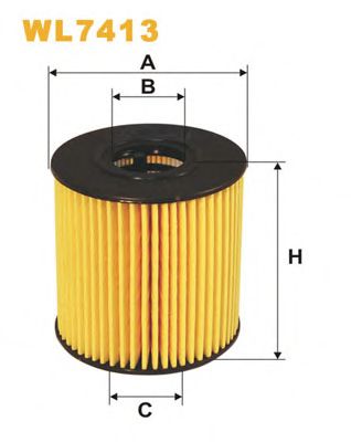 WIX FILTERS wl7413 -  Фильтр масляный двигателя